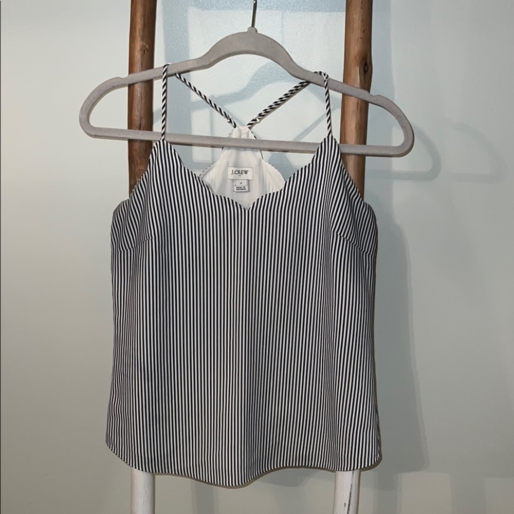 Silver Pleated Camisole with Spaghetti Straps
